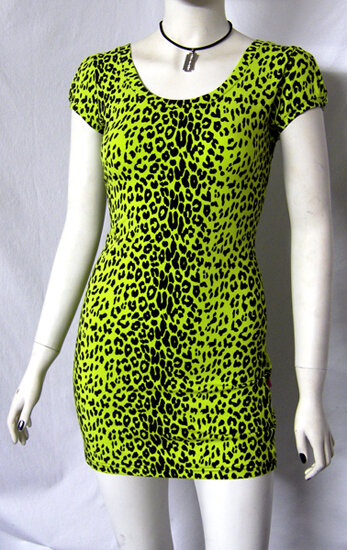 VESTIDO ELASTICO DE LEOPARDO